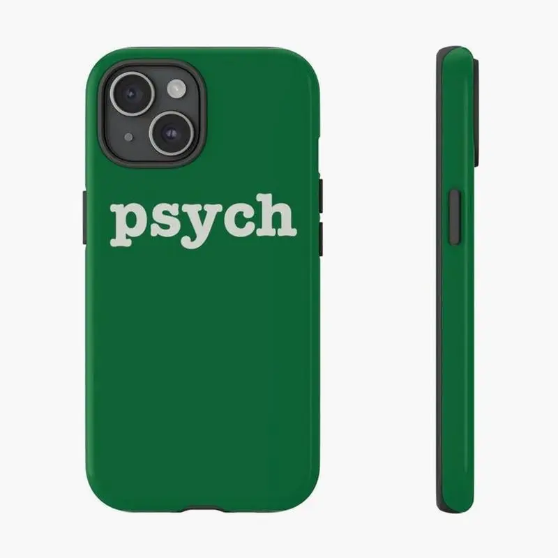 Psych TV Show Gift Themed Phone Case Premium Matte Texture, Protection, Shockproof, Anti-Drop, Anti-Fingerprint For IPhone 17-12, Pro Max, Pro Plus, and Samsung S25-22 Protection Safety
