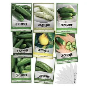 Cucumber Seed Assortment | 8 Variety Pack