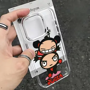Cartoon Puccas Garus Smartphone Case Protector for IPhone 17 16e 16 15 14 13 12 11 Mini Pro Max X XR XSMAX 8 7 Air Plus Transparent Soft Coverzs