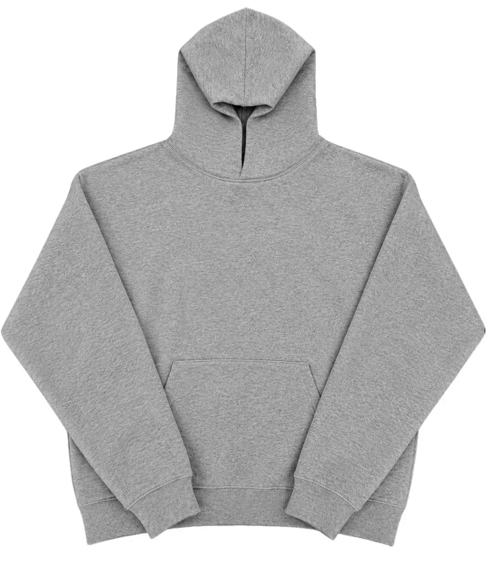 Men's Oversized Relaxed Fit Cotton Fleece Hoodie Sweatshirt - Dark Gray, Dark Oatmeal, Kangaroo Pocket, Plain, Thick Soft, Casual Menswear, Athletic Streetwear (Note: Runs a Little Big)