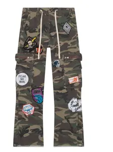 991752 Godspeed Patchwork Flare Cargo Pants