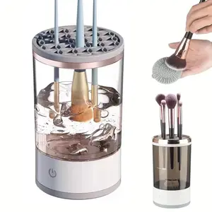 Electric Makeup Brush Cleaner & Dryer – USB Powered Automatic Cosmetic Brush Washing Machine