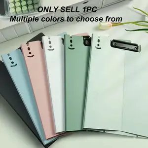 1pc A4 File Folders, Documents Organizer, Files Organizer, Clipboard With Cover, Paper Folder For Business & School, Stationery & Office Supplies, Office Accessories