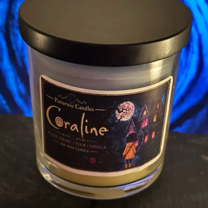 Coraline Candle. 10oz Soy Candle
