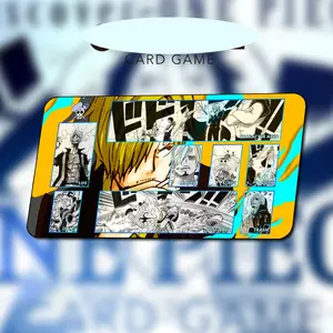 O-P One Piiece Sanji Vinsmoke TCG CCG Playmat Anime Desk Mat Mousepad Trading Card Game Mat