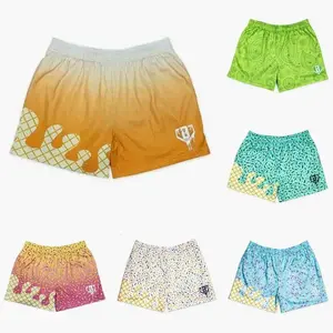 Ice Cream Shorts – Creamsicle – Baseball Lifestyle 101 | Breathable Mesh Athletic Shorts with Pockets, Elastic Waist Summer Streetwear Gym Running Shorts for Youth & Adults