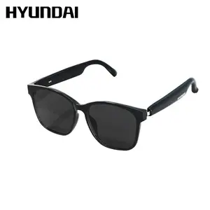 HYUNDAI C8 Wearable Smart Glasses, Bluetooth-Compatible Earbud Headset for Music & Calls, Durable Electronic Audio Glasses, Creative Sports Headset