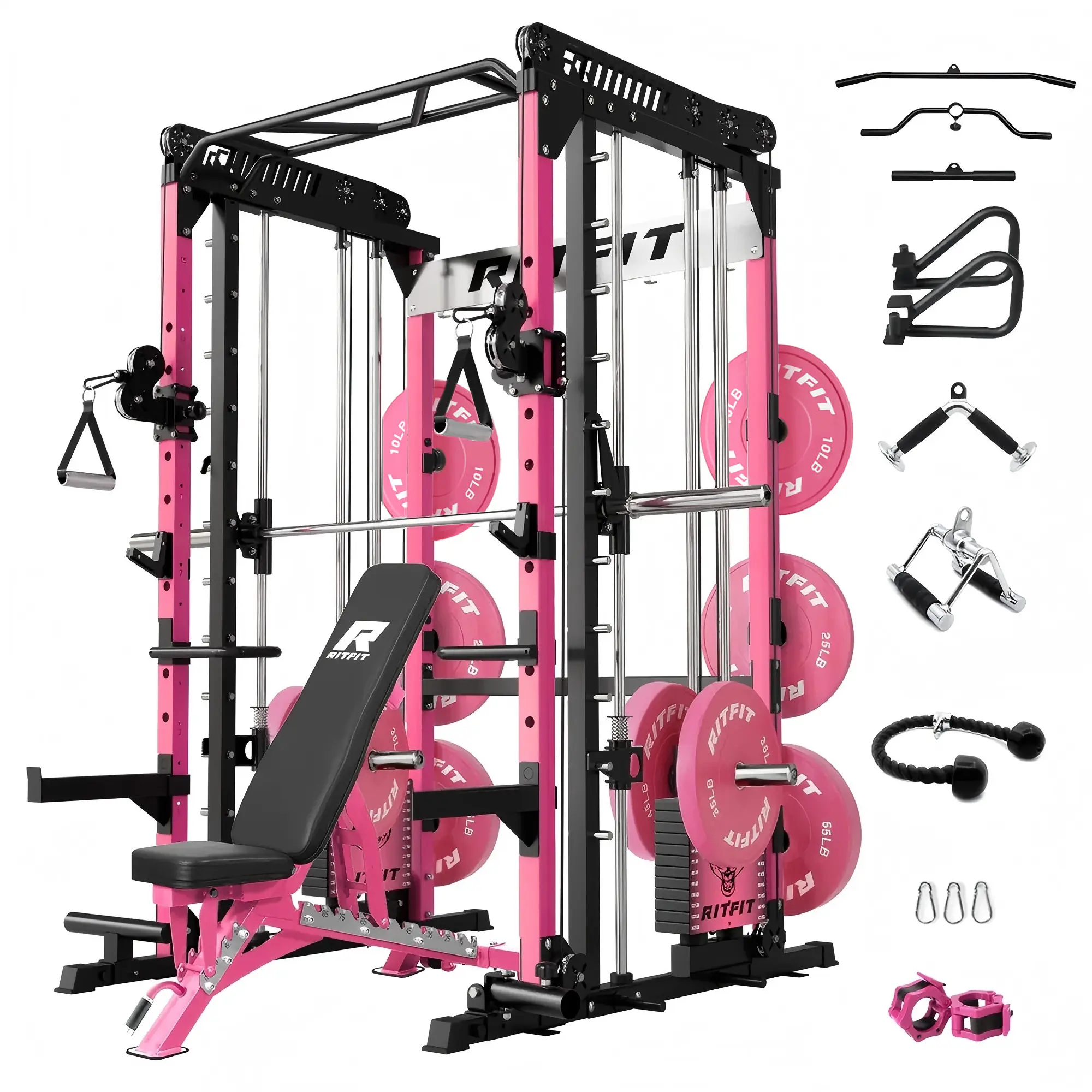 Pink Package(Bench, Stack and 370LB  Plate)