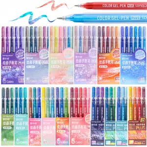 Glitter Gel Pen Super Flasheffec, Vivid Color Variety Sparkle Gel Pens for Adult Coloring Books Drawing Doodling, 1.0mm Coloring Pens for Adults DIY Birthday Cards Drawing, Glitter Markers