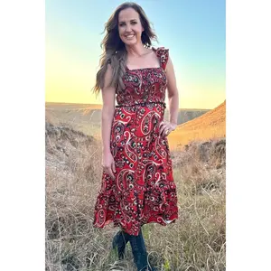 Canyon Paisley Dress