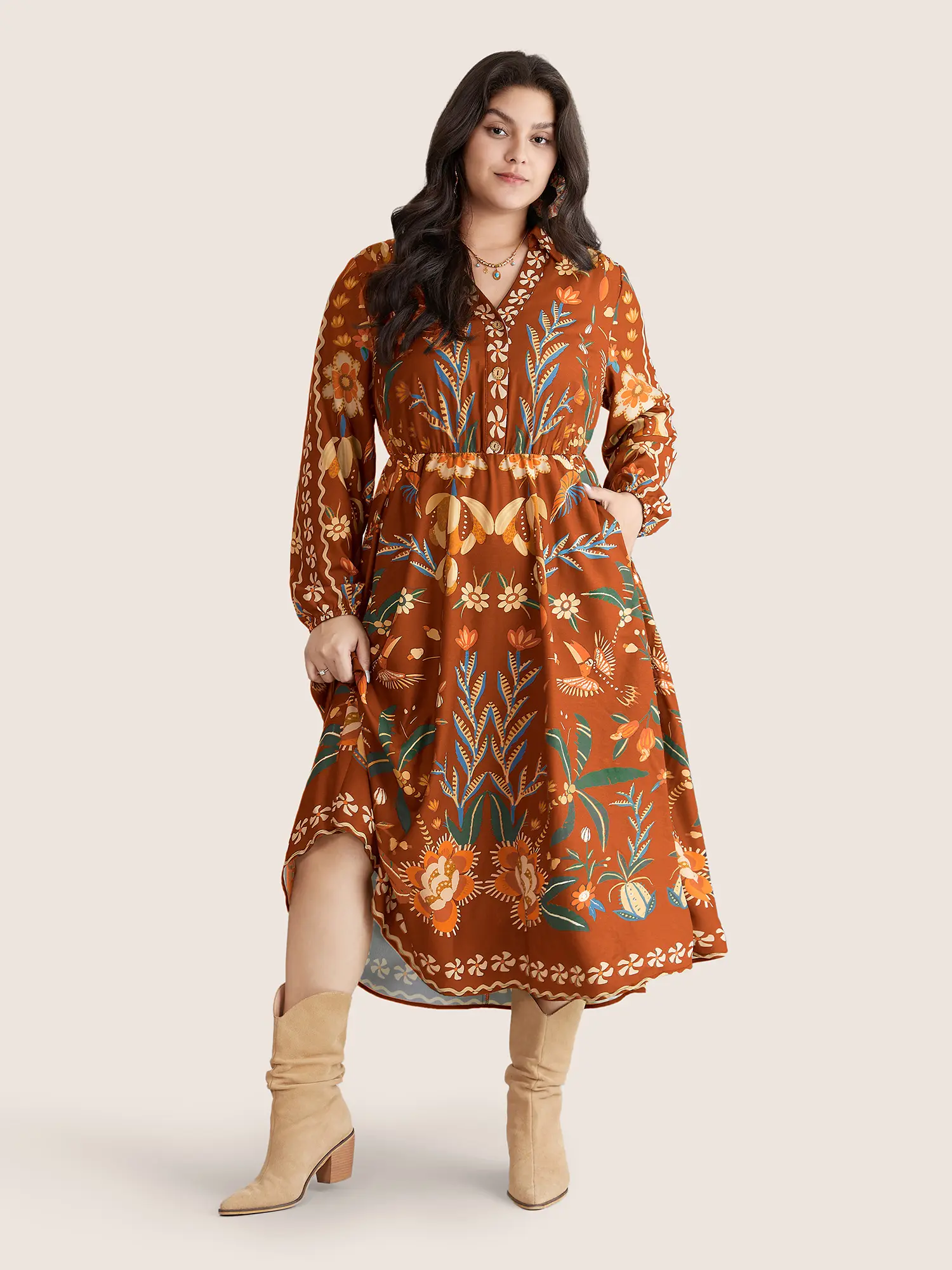 cotton poplin maxi dress Z Supply: CORNELIA POPLIN MAXI DRESS main image 0