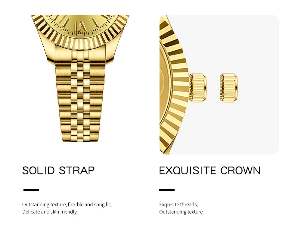 NIBOSI Rose Gold Women's Watches with Date Stainless Steel Luxury Ladies Watches with Small Writs Watches for Women Waterproof Elegant Dress Quartz Analog Women's Wrist Watches Reloj de Mujer