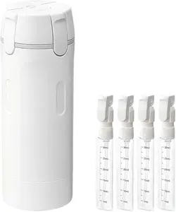 4 in 1 Travel Dispenser Bottles Refillable,Travel Shampoo and Conditioner Bottles，No Spill Space Saving Compact,for Vacation Business Trip