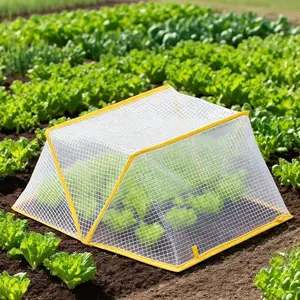 Foldable Garden Insulation Cover, Transparent Plastic Seedling Protector, Foldable Cold Protection, Gardening Seedling Cover