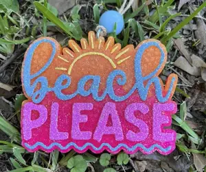 Beach Please Car Freshie