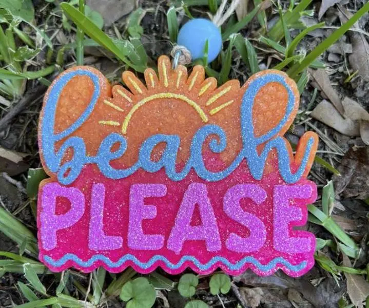 Beach Please Car Freshie