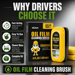 NUAN High-Performance Car Glass Oil Film Remover - Anti-Rain All-Vehicle Fit-nuan