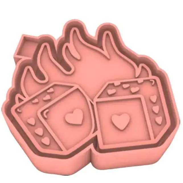 Dice Freshie Mold & 3D Printed Mold Housing Option