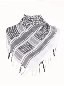 Tactical Hunting Scarf, Neck Scarf, Arab Wrap with Tassel, Tactical Desert Scarf, Fashion Accessories for Men & Women