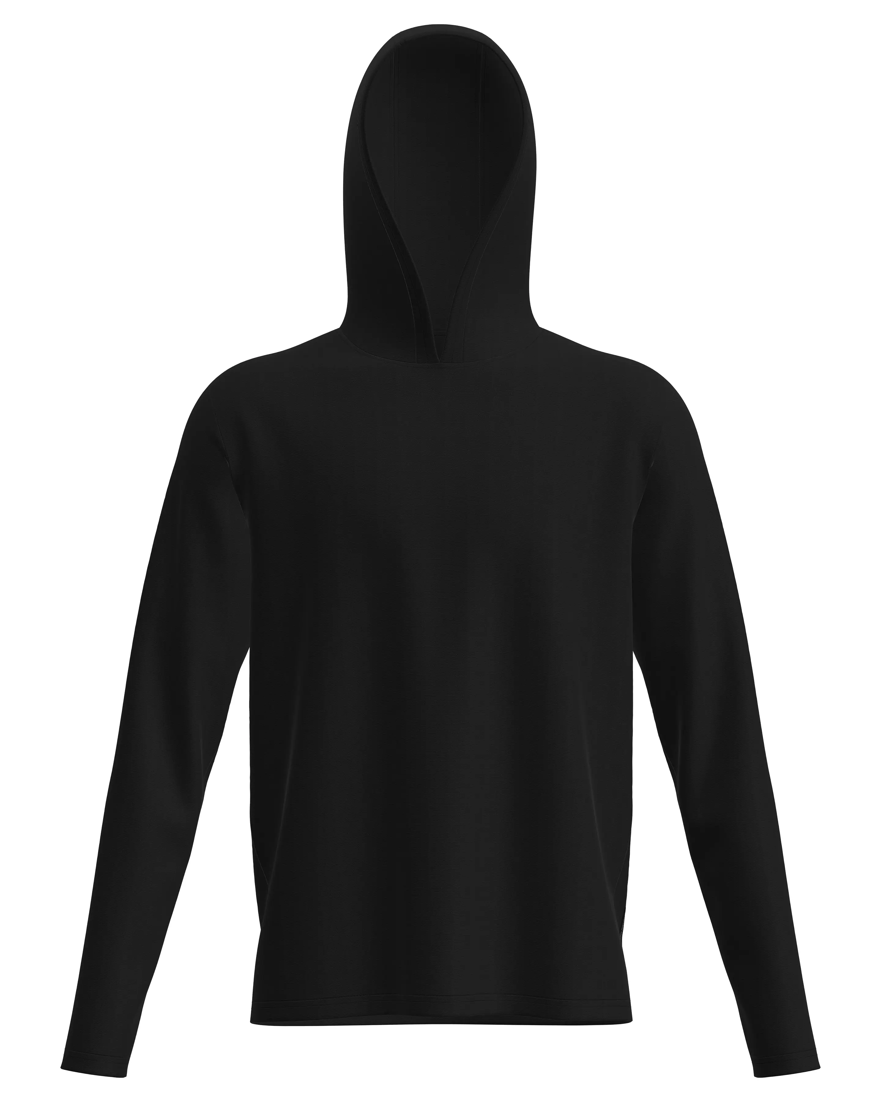 Howitzer Men's Alpha Fitted Graphic Sweatshirt - Lightweight Flex-Mesh Fabric, Moisture-Wick, Quick-Drying, Sun Protection UPF, Fashion Biker Hoodie/Jumper for Menswear Tops