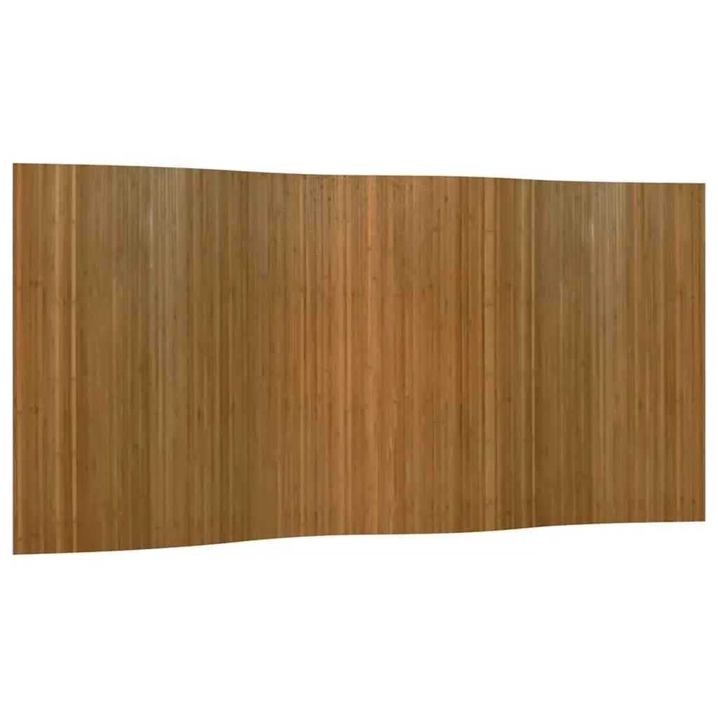 vidaXL Room Divider, Room Separator Screen, Room Partition for Home Office Living Room Bedroom, Wall Divider Privacy Screen, Brown  Bamboo 376999