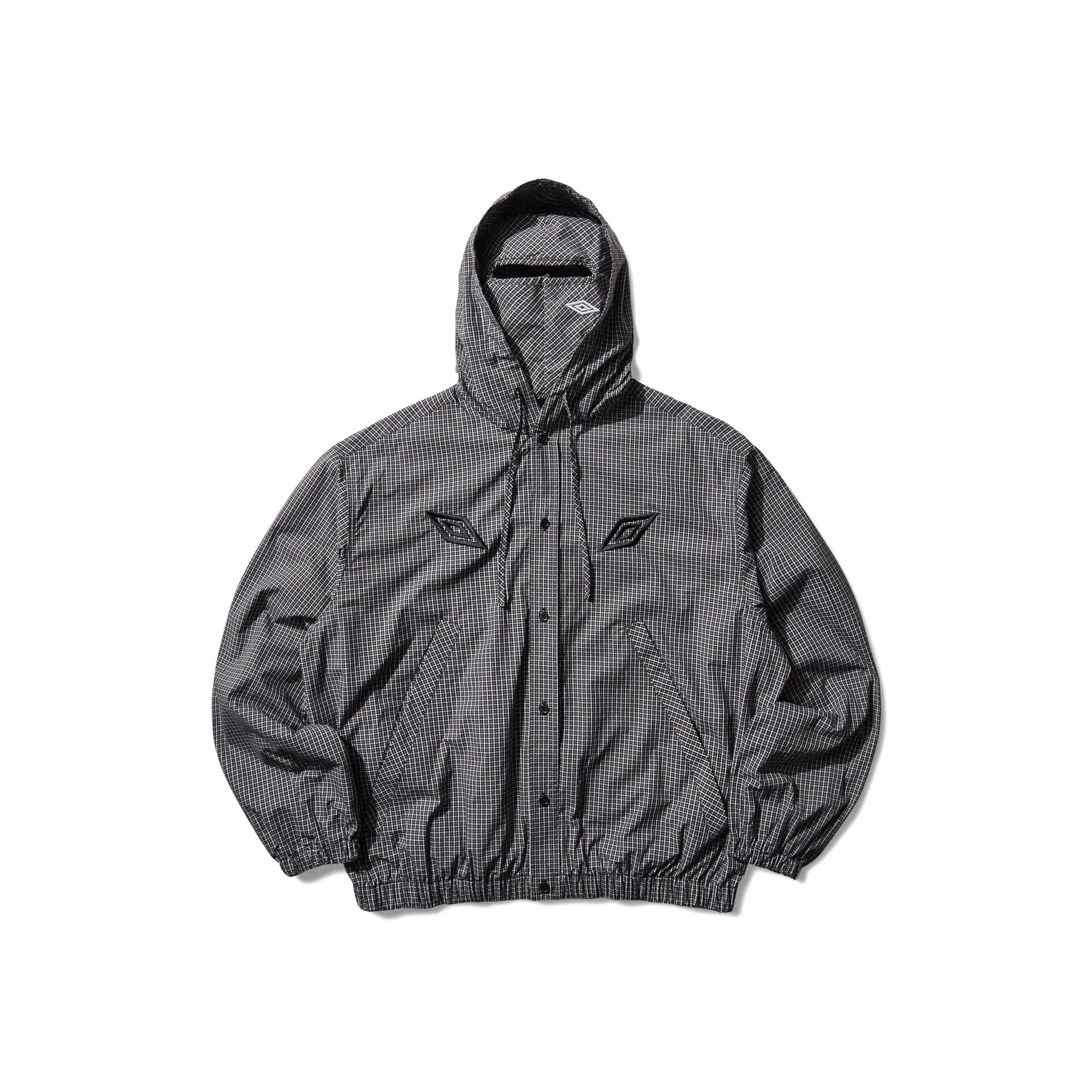 Umbro Gingham Masked Shirt in Coffee Brown
