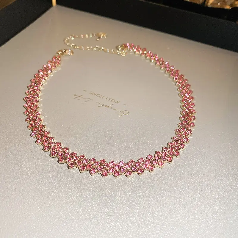 12 Necklace   Pink