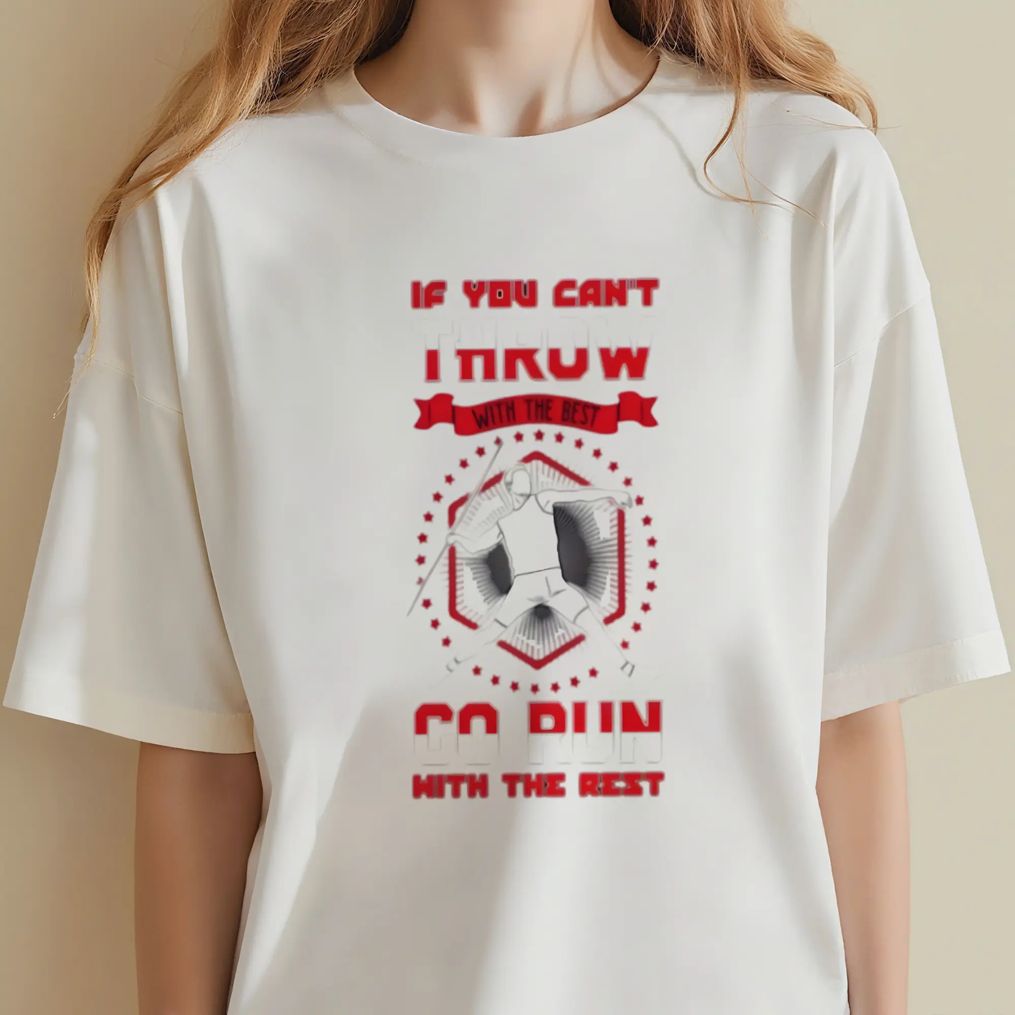 If You Can't Throw With The Best Go Run With The Rest Shirt, Gift For Javelin Throwers, Javelin Throw Design, Athlete Shirt, Throwing Sport