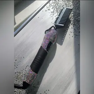 Rhinestone Embellished Hair Styling Hot Combs