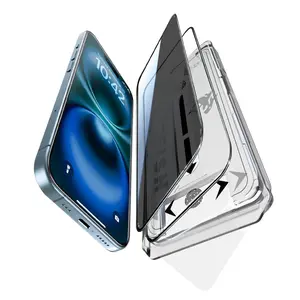 One Fish Screen Protector for Samsung, iPhone,Series with Clear or Anti-peeping film and Dust-free Bubble-free application [2 Pack] Anti-peeping fall protection reinforced glass protective film.