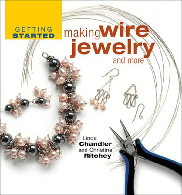USED Book - Getting Started Making Wire Jewelry and More by Linda Chandler (Hardcover) - english
