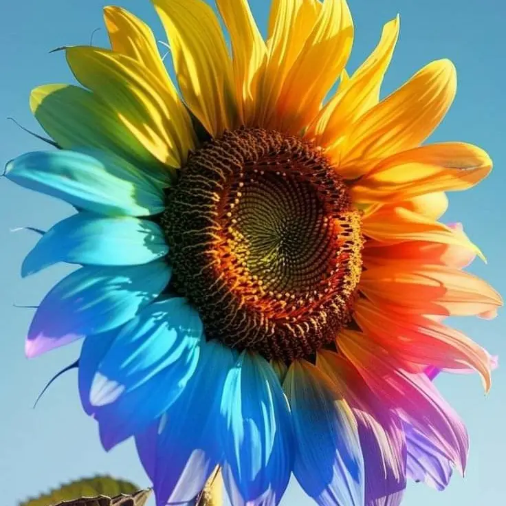 50 Colorful Sunflower Seeds – Mixed Variety Flower Seeds for Home Garden & Outdoor Growing