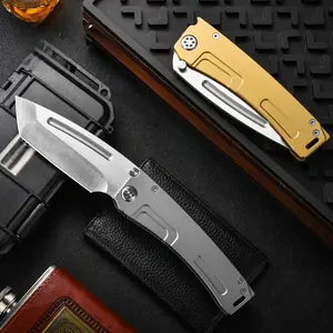Multi-functional outdoor knife, suitable for camping, survival in the wild, and hiking. A folding knife as a multi-functional gift for men.