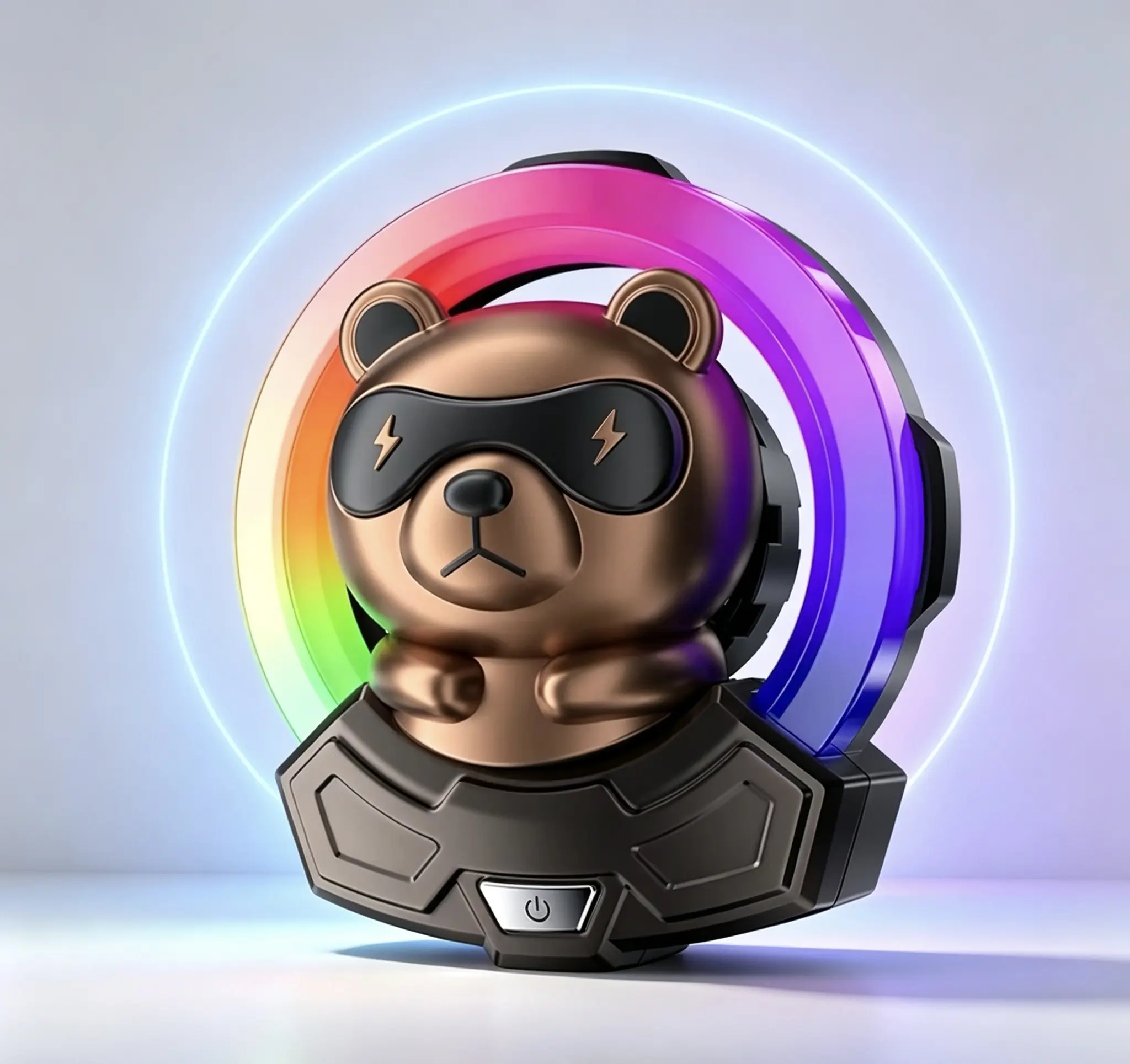 MONKEY KING RGB Sound-Activated Music Rhythm Car Vent Clip Air Freshener - Rechargeable Aroma Diffuser, Universal Car Interior Atmosphere Decor Accessory for Truck, SUV