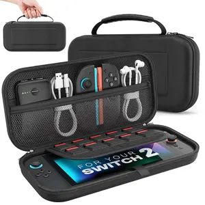 SJPACK Carrying Case for Nintendo S*w*i*t*c*h 2 (2025) Rugged Protective Travel Bag Cover