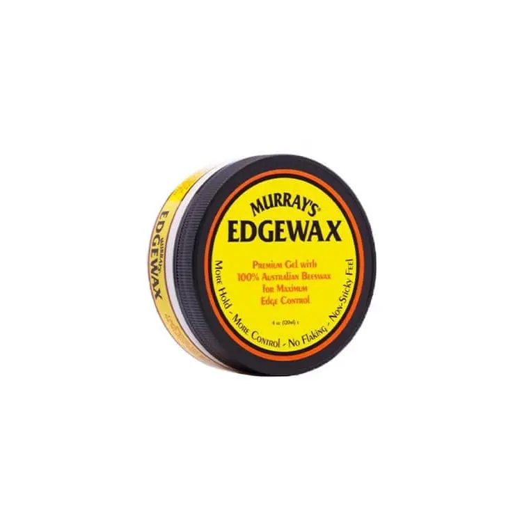 Murray's Edgewax Edge Control Gel - 100% Australian Beeswax Flake-Free Mousse & Gel Hair Styling Product, 4 oz