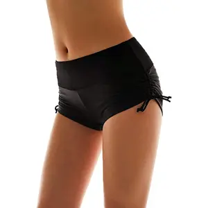 Classical Women's Swim Boardshorts Beach Bikini Bottoms with Adjustable Ties 7 Color XS-XXL for Swimming Surfing and Water Sports Womenswear Bridal Basic Minimalist