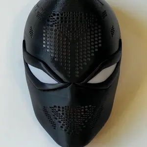 Spiderman Faceshell, Bermijo Style, Custom 3D Printed Mask, Magnetic Lenses, Personalized Cosplay Prop, Durable PETG Faceshell