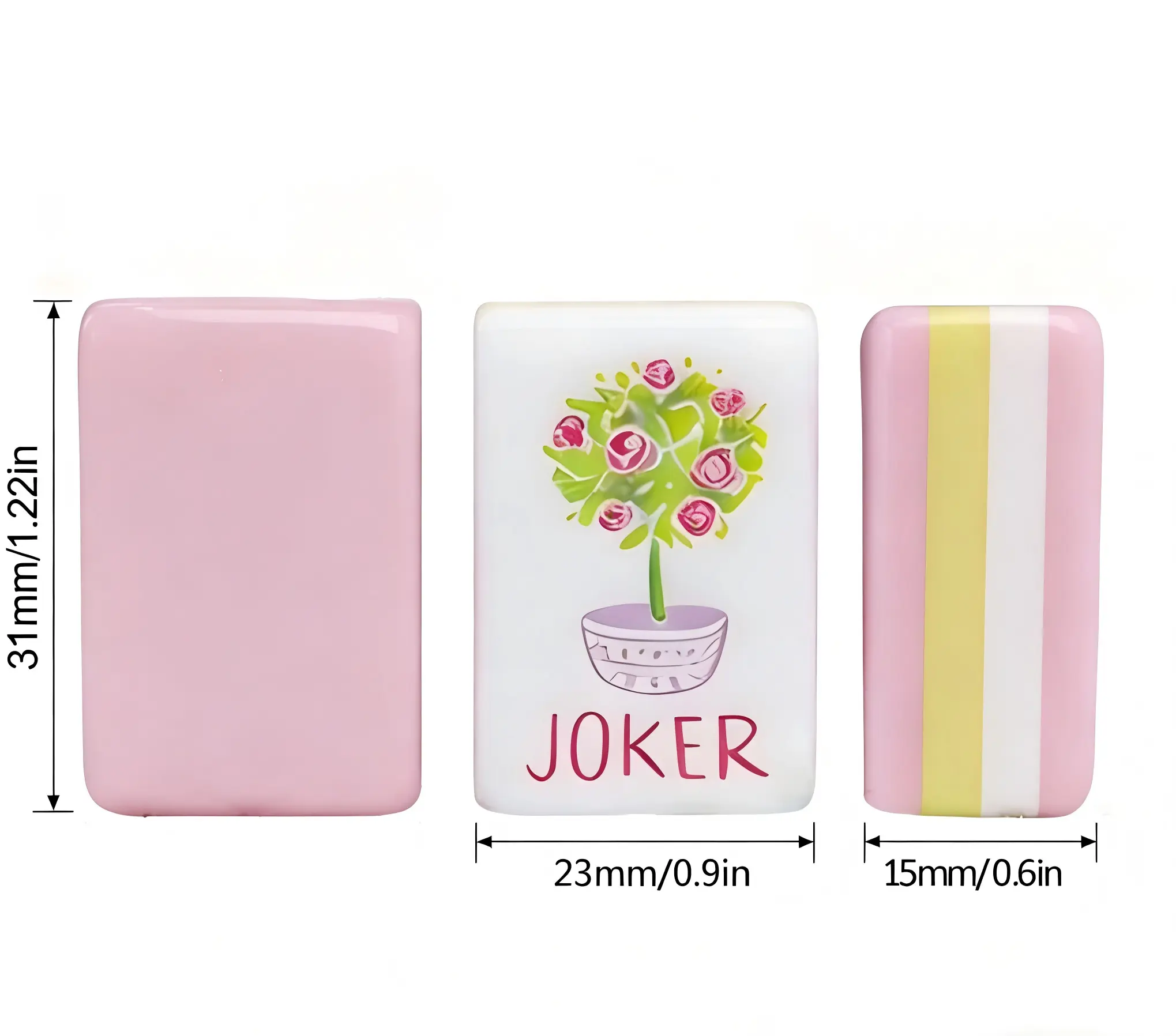 Hand-Crafted American Mahjong Set for Home Use, 30mm 4-Layer Acrylic Tiles, Board Games Accessory monopoly
