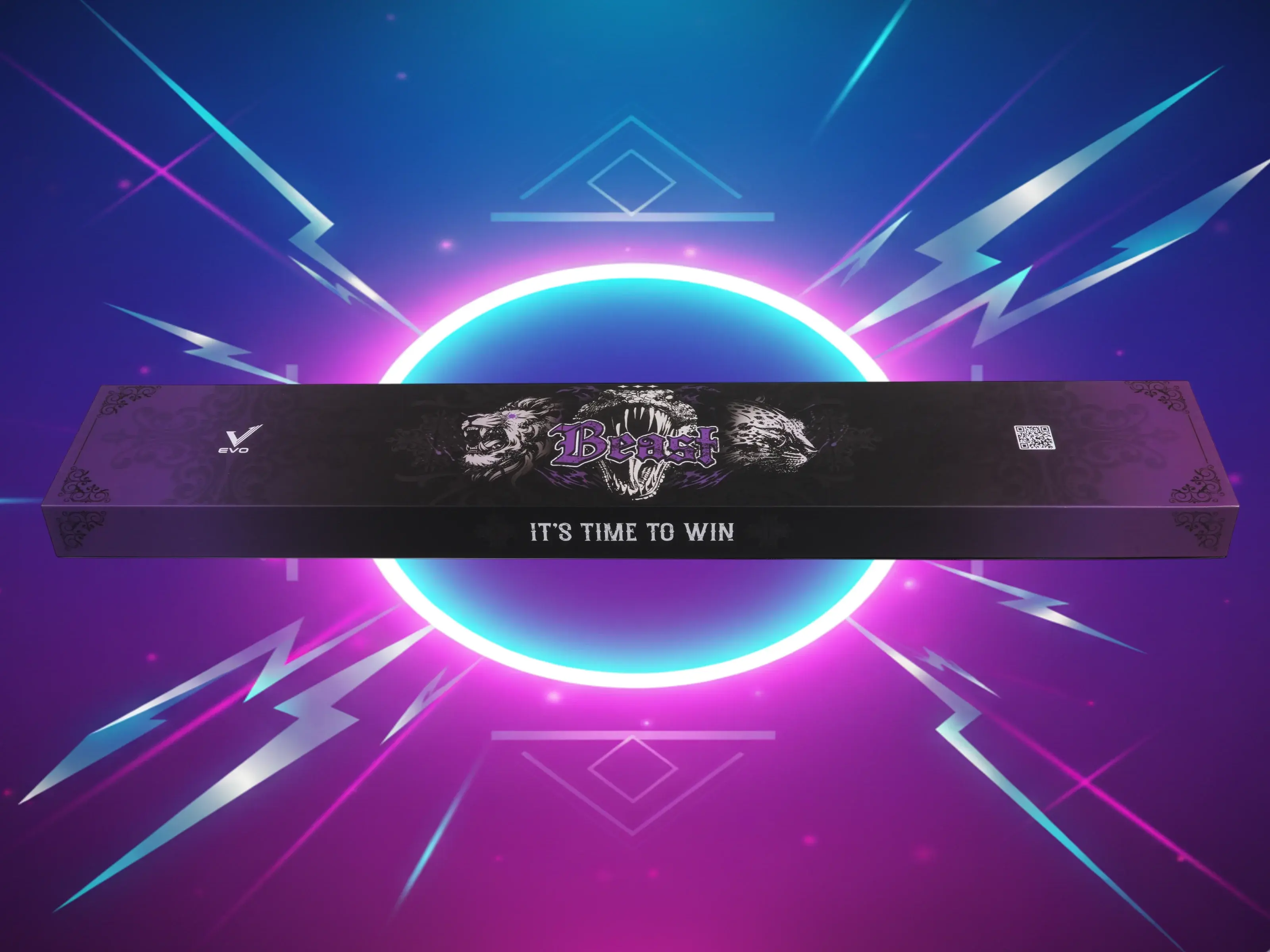 EVO BEAST Maxbing Edition — Amethyst Lion Carbon Fiber Cue Kit | Silent Power, Ultra Control, Refined Elegance