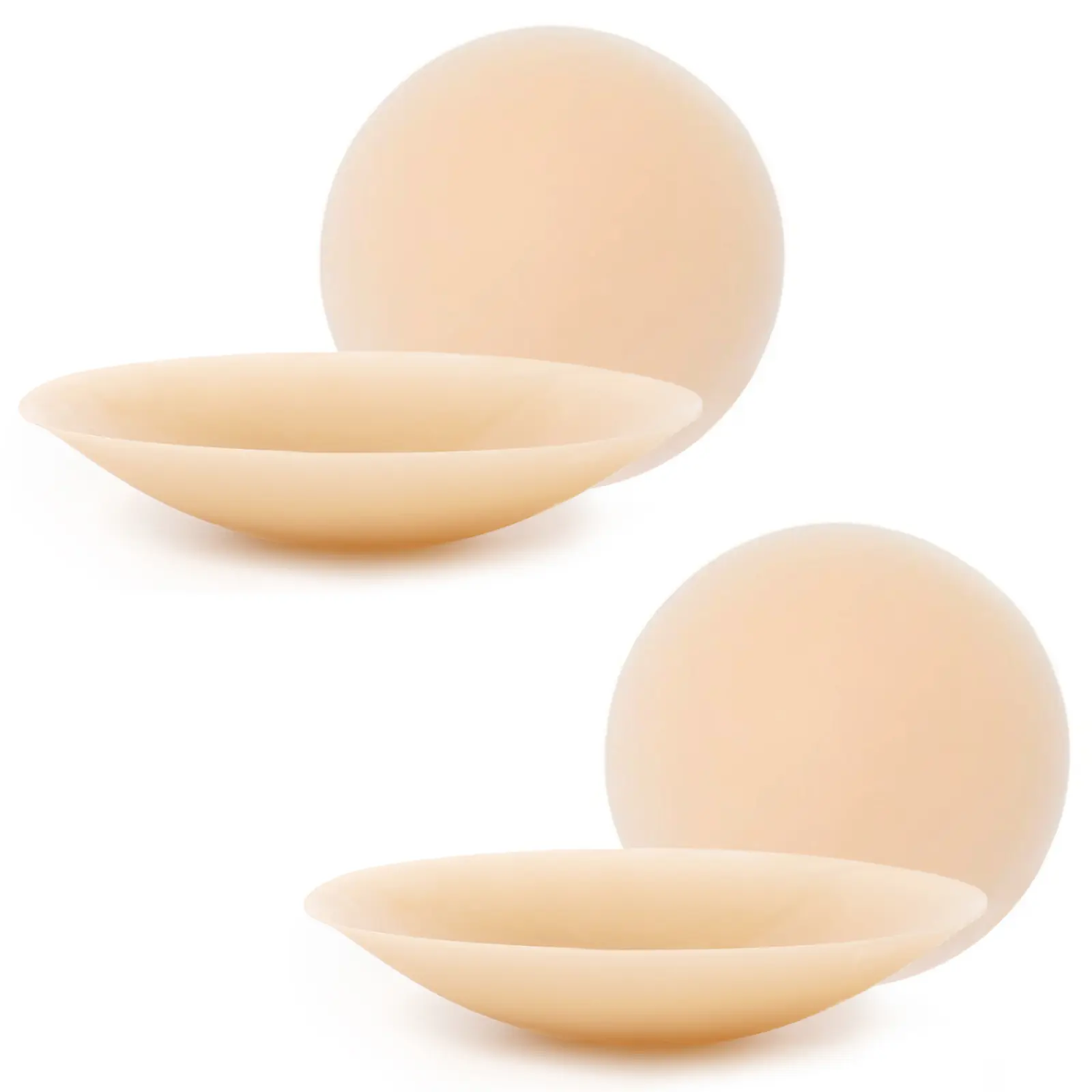 Grippy-not-sticky Bra seamless Ultra-Thin Non-Adhesive Nipple Covers  seamless Reusable for Women