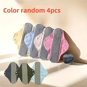 Reusable & Washable Incontinence Underwear Pads (Color random 4pcs) – Heavy Absorbency, Leakproof Bladder Control Inserts for Seniors