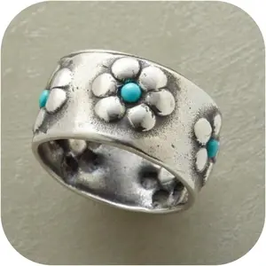 Flower Ring Boho Chunky Rings Statement  Rings Summer Accessories  Birthday Gifts for Women