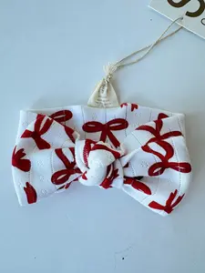 organic pointelle bow