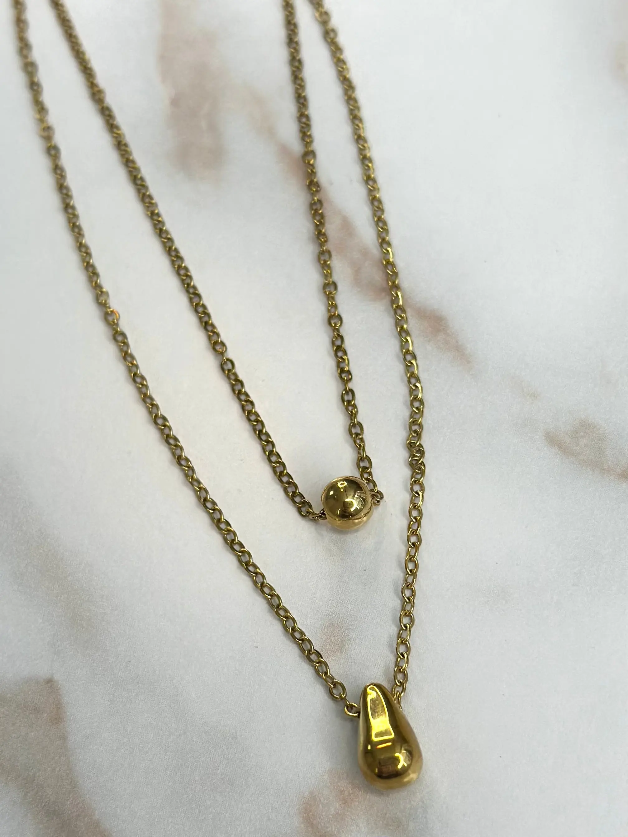 Abby double layering necklace Abby double layering necklace