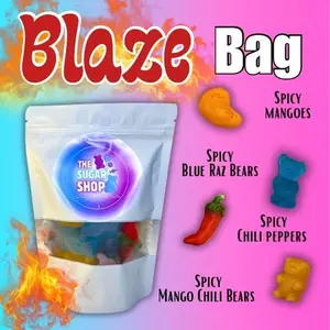 [  1/2LB  ]  Blaze Bag - Spicy Gummy Mix️