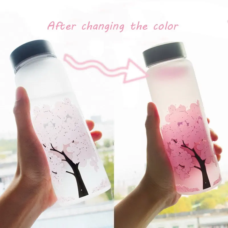 Color Changing Glass Water Bottle Color Changing Glass Water Bottle