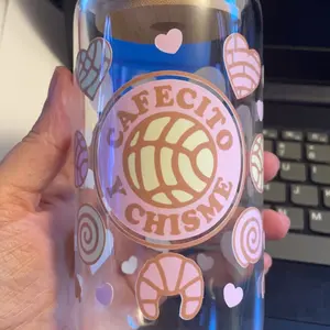 Cafecito y Chisme Libby glass