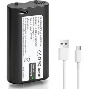 7000mAh Rechargeable  for MyQ  Garage Video Keypad, Type-C  ,  Temperature Tolerant, Compatible with MyQ Garage Door Keypad & Doorbell Camera