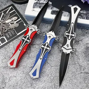 High-Quality Pocket Folding Knife for Everyday Hiking: 5Cr13Mov Blade, Aluminum Handle—Multipurpose Tool for Outdoor Hiking, Jungle Trekking, and Camping